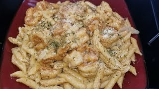 Easy Shrimp Alfredo Penne Pasta [upl. by Pinter]