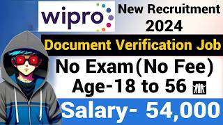 Wipro Recruitment WIPRO Work From Home Jobs  Jobs July Aug 2024Wipro Job Apply 2024 [upl. by Inafets]