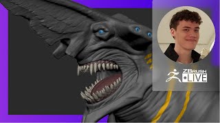 Organic Character amp Creature Sculpting Knifehead Kaiju Pacific Rim  Luc Tschopp  ZBrush 20216 [upl. by Elonore]