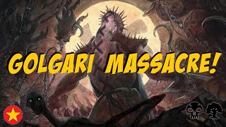 MTG Arena Golgari Massacre Standard Ranked BO1 [upl. by Garson697]