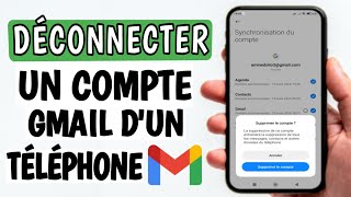 comment se déconnecter un compte Gmail sur téléphone  déconnecter un compte Gmail sur téléphone [upl. by Egdirdle]