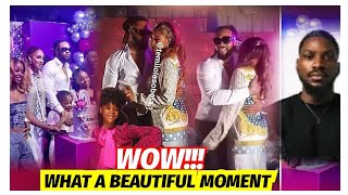 TRENDING Moment Flavour went ROMANTIC publicly with Sandra Okagbue at his Daughter birthday [upl. by Shermy]