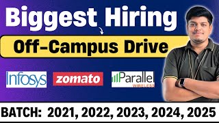 Infosys 2023 2024 Off Campus Drive  Zomato Biggest Hiring  2021 2022 2023 2024 2025 BATCH [upl. by Tomasz]