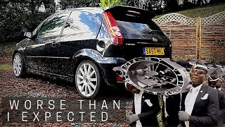 Fiesta ST150 Gearbox Removal  Part 1 [upl. by Ioves]