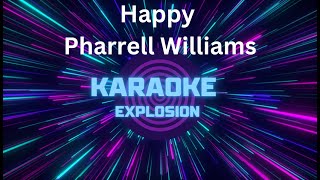 Happy  Karaoke  Pharrell Williams karaoke [upl. by Shurwood22]