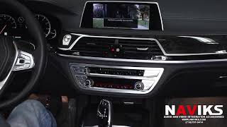 2016 BMW 7 Series G11  G12 NAVIKS Video In Motion Bypass [upl. by Avah925]