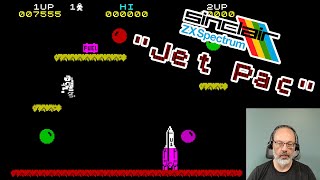 ZX Spectrum Game Play Jet Pac aka Jetpac [upl. by Zile]