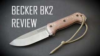 Black Scout Reviews  KaBar Becker BK2 Companion [upl. by Hanna127]