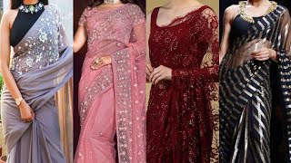 2021 Latest Party Wear Saree DesignsDesigner Saree DesignsWedding Saree Designs 2021 [upl. by Jareb]