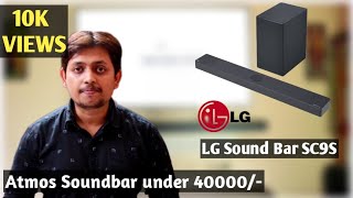 LG SC9S Dolby Atmos DTS X Soundbar review amp Setup  Pros amp Cons discussed 🔥🔥 [upl. by Gregorius]