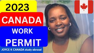 APPLY FOR WORK PERMIT HERE HOW TO APPLY FOR CANADA WORK PERMIT 2023 [upl. by Baseler152]