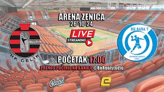 RK Čelik Zenica vs RK Sana 7  26102024 [upl. by Yzus]