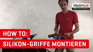 How to Gummi und Silikongriffe am Fahrrad montieren [upl. by Shandeigh]