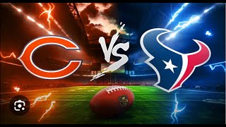 Chicago Bears Vs Houston Texans Sunday Night Football Live [upl. by Chrysa63]