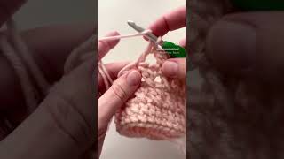 Crossed DC Stitch  full tutorial on my channel crochet crochetstitch crochettutorial [upl. by Ennoryt]