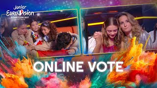 Results from the Online Vote and thrilling climax  Junior Eurovision 2023  JESC2023 [upl. by Bartram885]