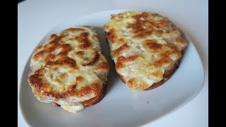 Recette 206  Croque Monsieur au Saumon Fumé  SIMPLE ET EFFICACE [upl. by Sammer]