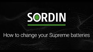 Sordin batterychange Supreme [upl. by Eillib172]