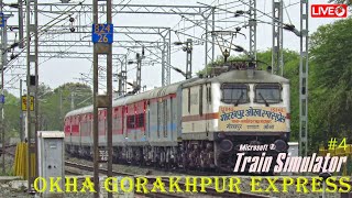 Journey In 15046 Okha Gkp Express  Msts Gameplay  Indian Railways  WRV11 Route [upl. by Darrey224]