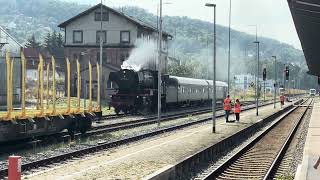 Morgendliches rangieren 023 058 in Meiningen [upl. by Ennovy659]