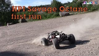 quotRUNNINGquot VIDEO sort of HPI OCTANE SAVAGE XL [upl. by Dloreg]