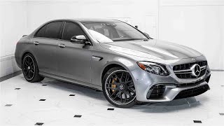 Selenite Gray Metallic on Black Nappa 2018 MercedesBenz EClass E 63 S AMG [upl. by Naraj899]