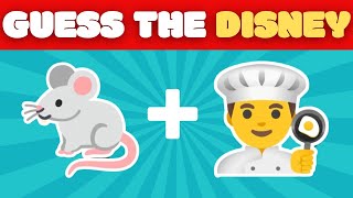 Guess the DISNEY Movie by Emoji 🏰🎬  Disney Emoji Quiz [upl. by Edora]