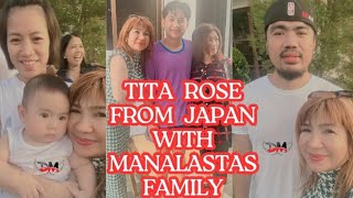 TITA ROSE FROM JAPAN WITH MANALASTAS FAMILY🇯🇵😍🥰🫰❤️ davemanalastas davemanalastasangels [upl. by Eniron]