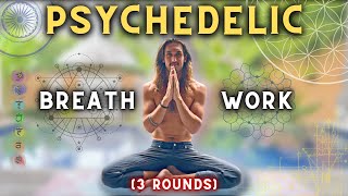 GRATITUDE Psychedelic Breathwork I 3 Rounds of Rhythmic Breathing [upl. by Frazier962]