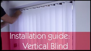 How to fit Vertical Blinds [upl. by Niran]