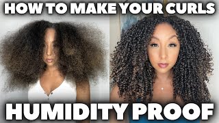 How To Make Your Curls HUMIDITY PROOF Summer Curly Hair Routine  BiancaReneeToday [upl. by Gardal]