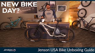 Jenson USA Bike Unboxing and Building [upl. by Oinota]