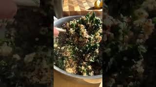 Curried cauliflower and sweet potato bowls with quinoa kale and cuminspiced shorts rpks1k [upl. by Aenat]