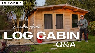 Dunster House LOG CABIN QampA How to Construct a New Dunster House Log Cabin Tiny Home [upl. by Mooney726]