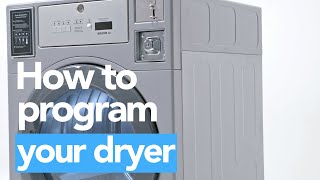 How to Program Pricing on Your Crossover Dryer  Crossover 20 by Wascomat [upl. by Terle]