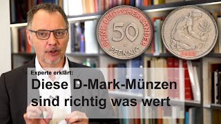 Kleines Vermögen Diese 2 Pfennig und 50 Pfennigstücke können richtig wertvoll sein [upl. by Slaohcin]