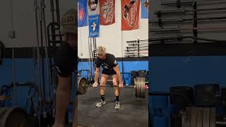 495 lb deadlift for some singles strongman [upl. by Duck]