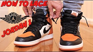 3 WAYS HOW I LACE amp STYLE MY JORDAN 1 [upl. by Mizuki]