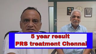 Adipose tissue stem cell treatment knee arthritis Chennai 5 year follow up testimonial [upl. by Jessalyn246]