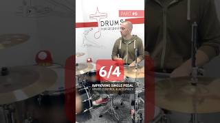 🔥 Boost your single pedal speed 🥁 drums singlepedal exercise lesson footpedal tutorial short [upl. by Cantone209]