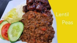 Lentil peas stewed in coconut milk  Trini style [upl. by Ppik708]