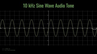 10 kHz Sine Wave Audio Tone [upl. by Aylad955]