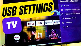 USB Configuration Settings Android Tv [upl. by Ujawernalo936]