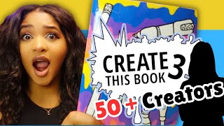 THE BIGGEST ART COLLAB ON YouTube Create This Book 3 [upl. by Ayocat]