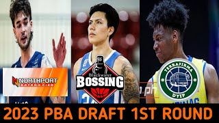 2023 1ST ROUND PBA DRAFT [upl. by Shayla546]