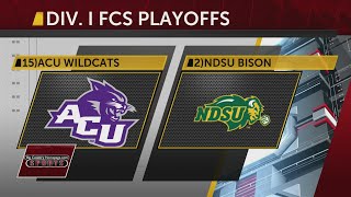 NCAA Div I FCS Playoffs Second Round 15Abilene Christian  2North Dakota State [upl. by Nalhsa]