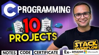 🚀🔥 10 Projects for Placement in C Beginner to Advanced 2024 [upl. by Margo]