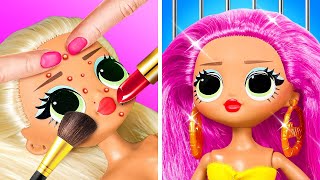 TRANSFORMATION INCROYABLE DE POUPEE LOL DIY Rénovation pour Poupée Populaire par YOWZA [upl. by Annatsirhc]