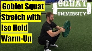 How to Perform a Goblet Squat Stretch [upl. by Rosecan]