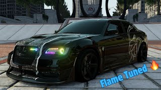 Realistic Cut Up POV Cruise in Fast Life Nicks Chrysler 300 Hellcat BIG FLAMES  Beamng [upl. by Hallee]